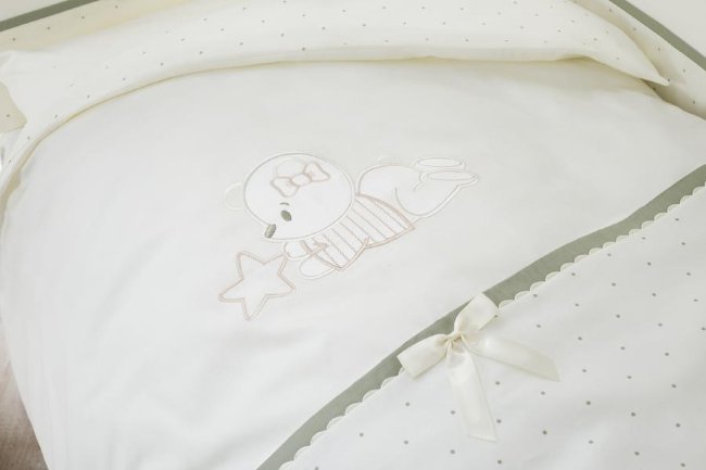 КПБ "LE PETIT BEBE", молочно-оливковый 3 пр., Арт. ПБ3-01.1 КПБ "LE PETIT BEBE", молочно-оливковый 3 пр., Арт. ПБ3-01.1